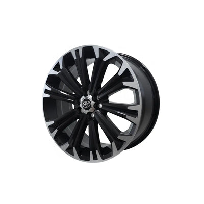 LLANTA ALEACIÓN TOYOTA COROLLA GR SPORT 18 S49 5X100 LABIO NEGRO DIAMANTADO