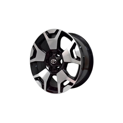 LLANTA ALEACIÓN TOYOTA HILUX 2019 17 S11 6X139,7 DIAMANTADO Y NEGRO
