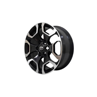 LLANTA ALEACIÓN TOYOTA HILUX 2021 18 S31 6X139,7 DIAMANTADO Y NEGRO