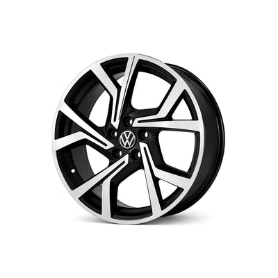 LLANTA ALEACIÓN VW POLO GTI 15 R94 5X100 DIAMANTADO Y NEGRO