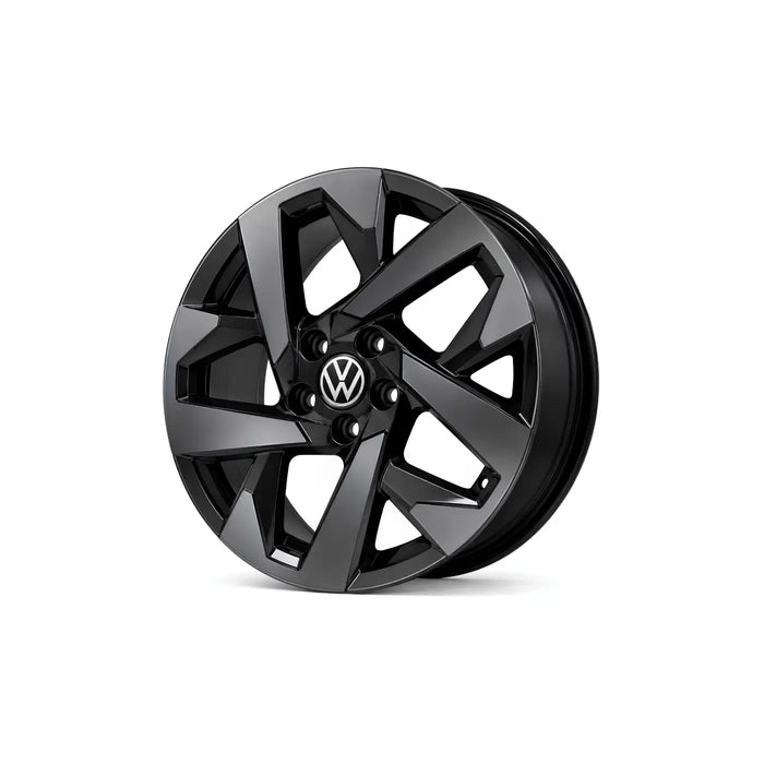 Llanta Aleación VW Tera 17 S60 5X100 Diamantado Y Negro
