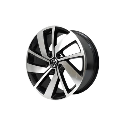 LLANTA ALEACIÓN VW VENTO GLI 17 S19 5X100 DIAMANTADO Y NEGRO