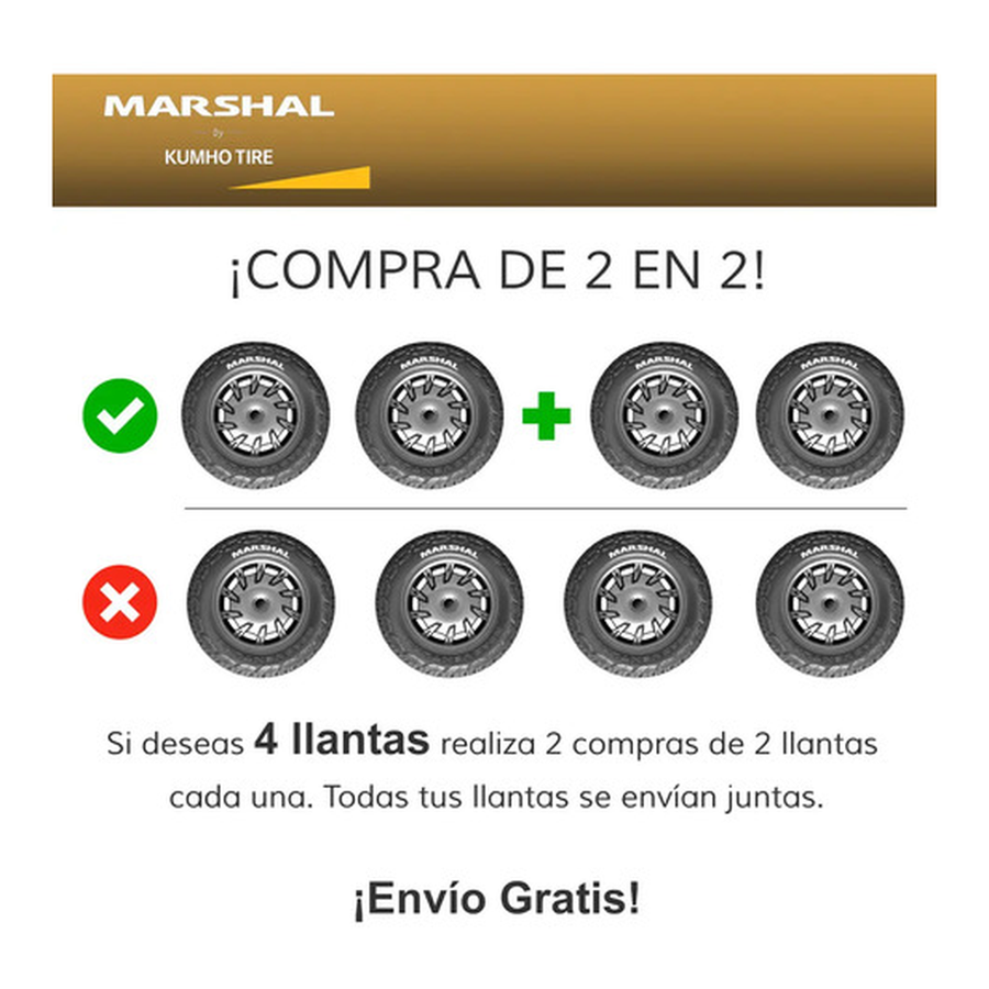 Neumático Marshal 205/45R17 XL
